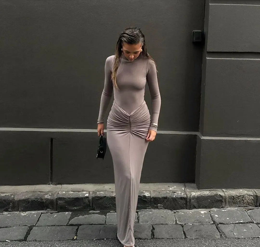 Effie Kats Tia Set Nutmeg Grey Size AU 8 for rent on The Volte - main image