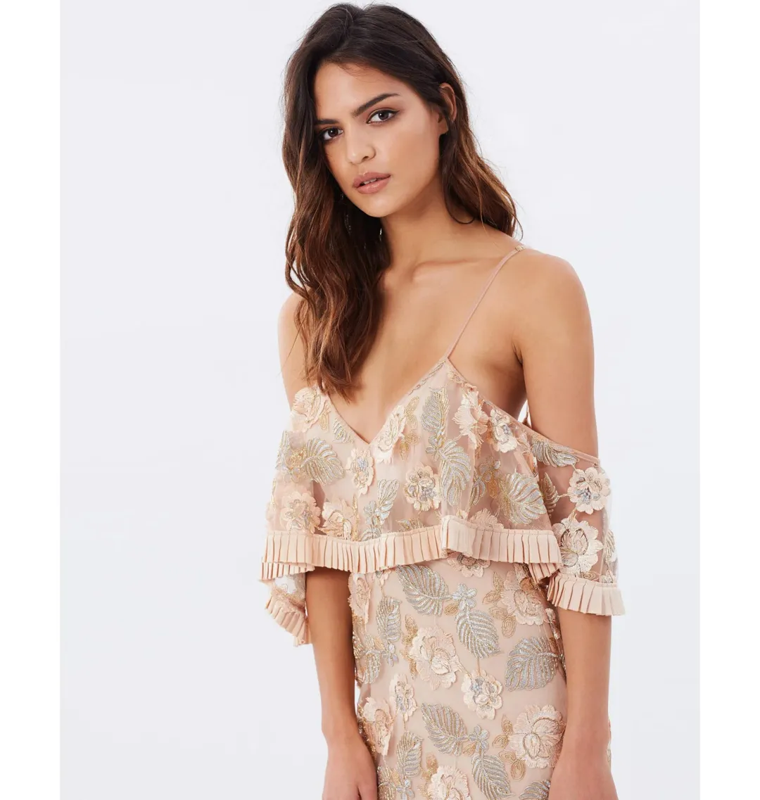 Alice McCall Northern Lights Dress Blush Size AU 12 for rent on The Volte - main image