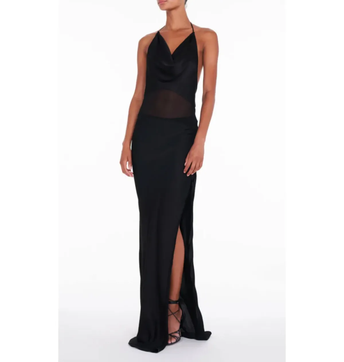 Rat & Boa Orchid Dress Black Size AU 8 - Image 3