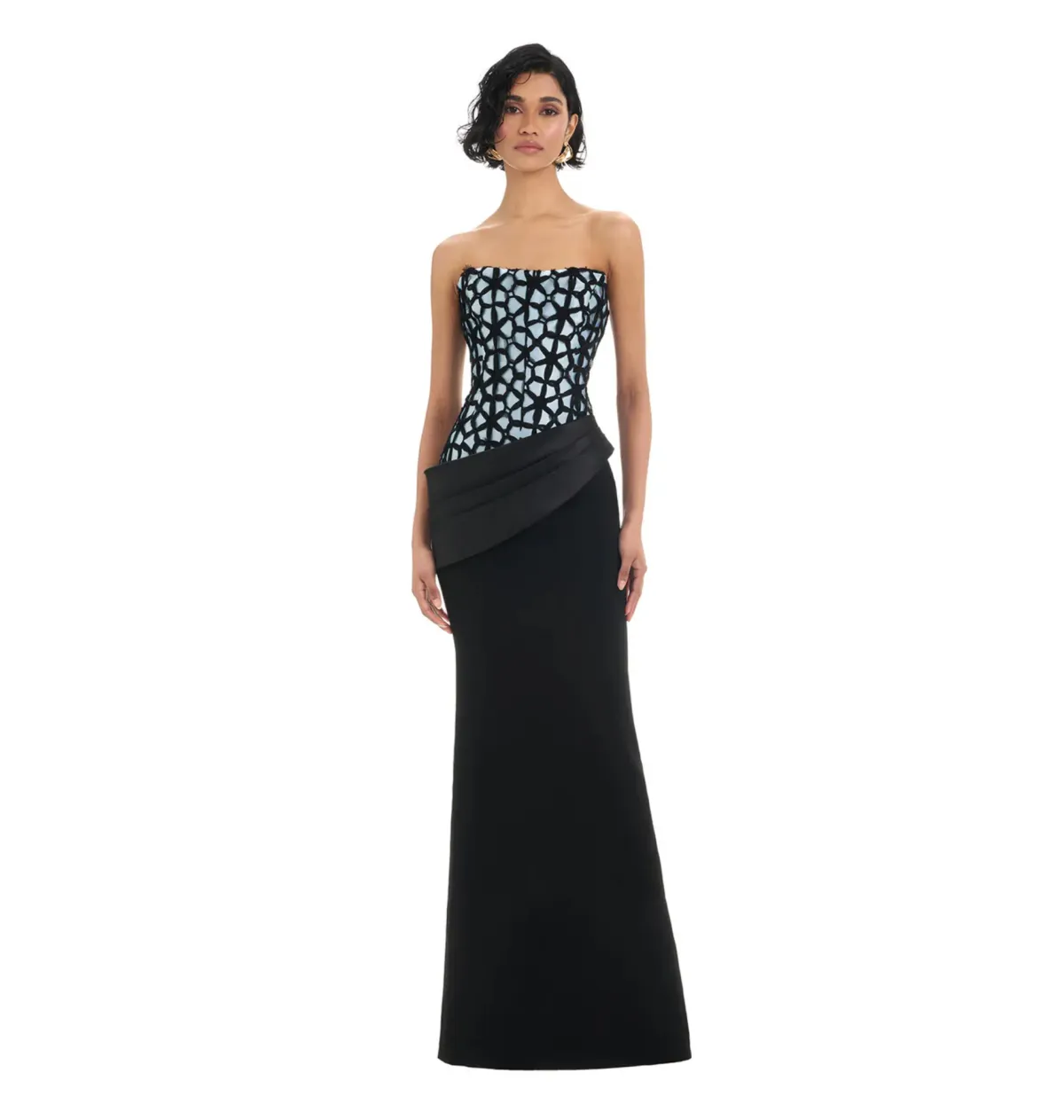 Eliya the Label Sidonia Gown Black/Blue Size XL / AU 14 - Image 1