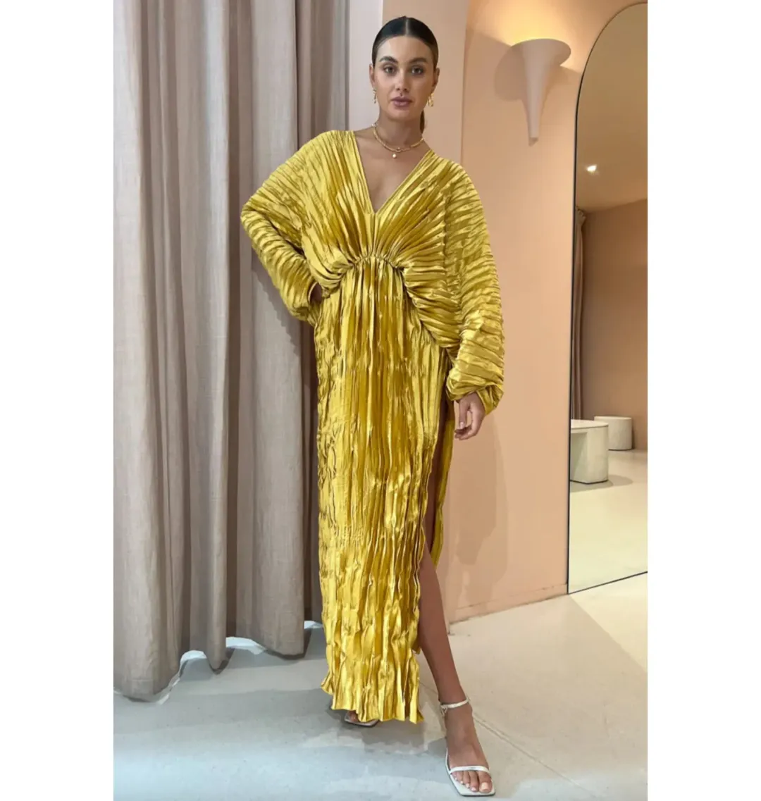 Lidee De Luxe Dress Marigold Size AU 8  for rent on The Volte - main image