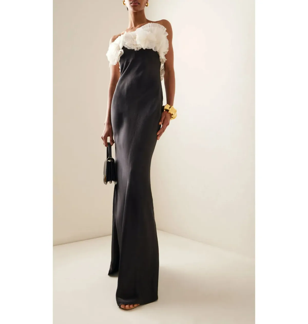 Rachel Gilbert Eyelar Gown Black Size AU 14 - Image 1