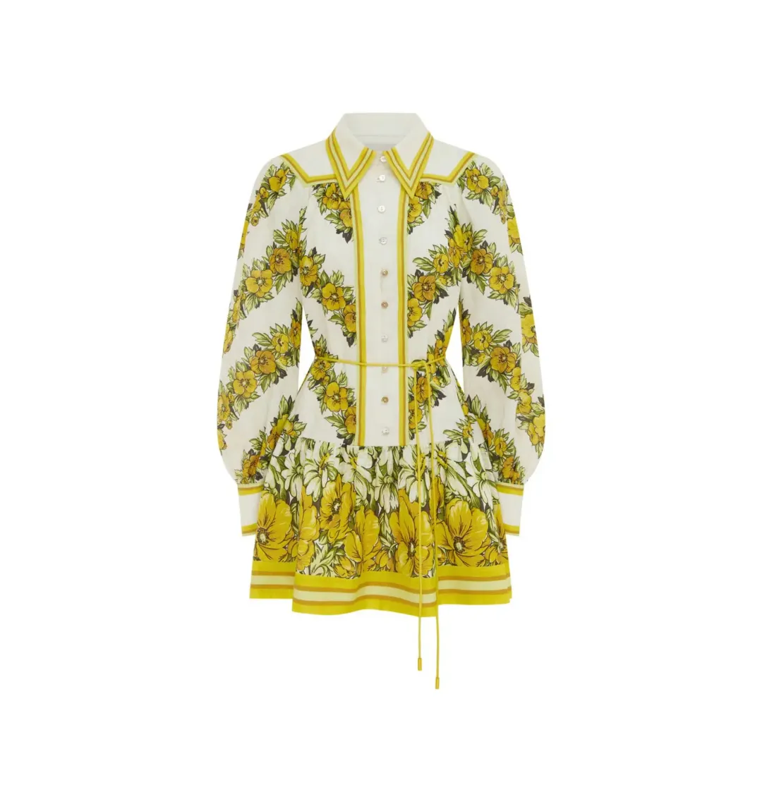 Alemais Gisela Mini Dress Print Size AU 10 for rent on The Volte - main image