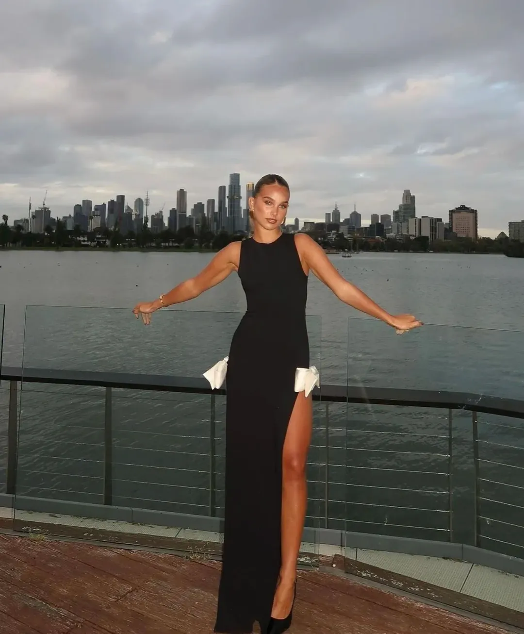 Atoir Jana Dress Black Size AU 12 for rent on The Volte - main image