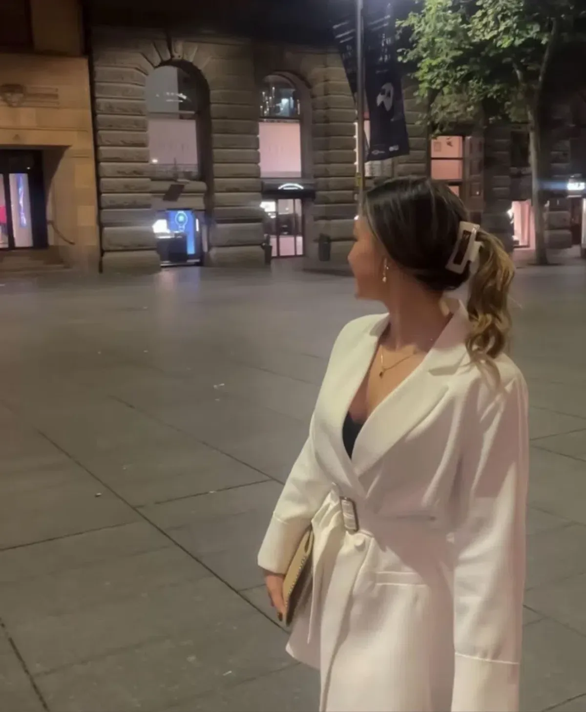 23rd & Madison Manhattan Blazer Dress White Size Small / AU 8 - Image 2