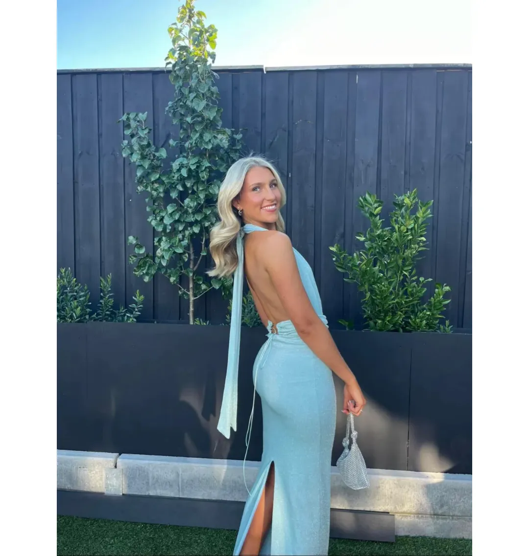 Deconduarte Georgia Dress Blue Size AU 6  for rent on The Volte - main image