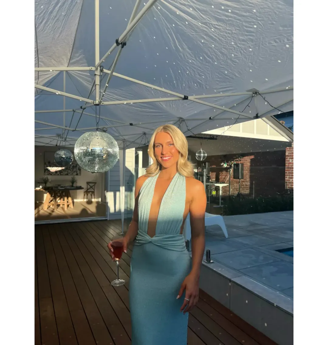 Deconduarte Georgia Dress Blue Size AU 6  for rent on The Volte - main image