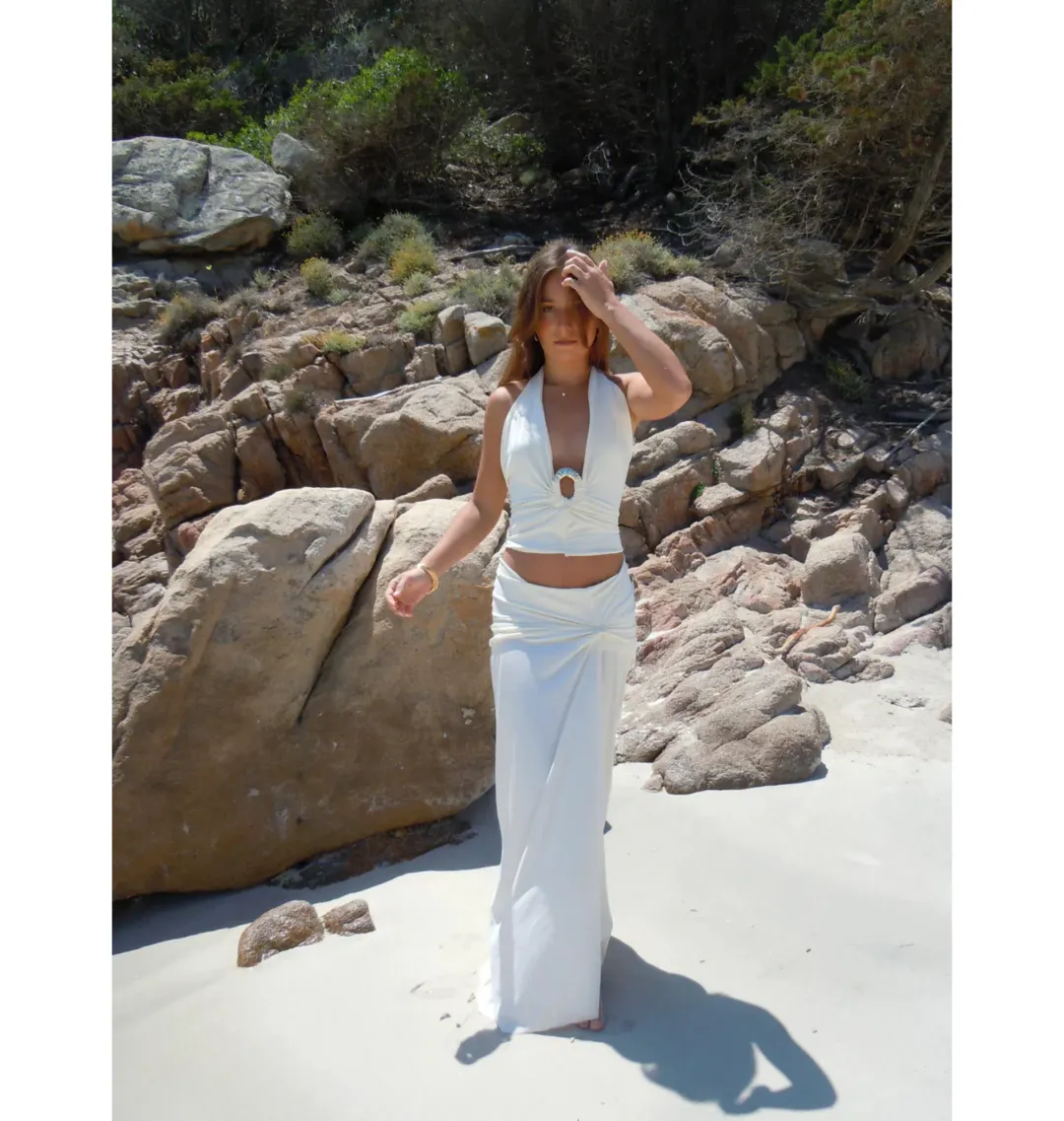 Ancegria Nellie Set in Ivory Size AU 6 for rent on The Volte - main image