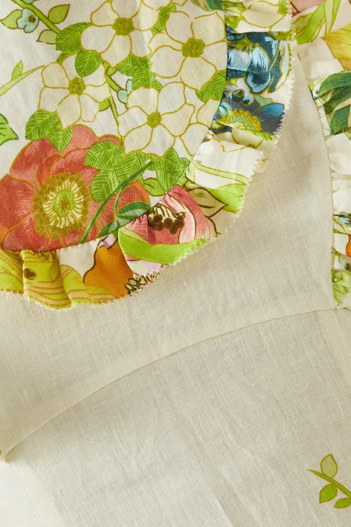 Alemais Constance Midi Ruffle Dress Floral Size 8 AU  - Image 8