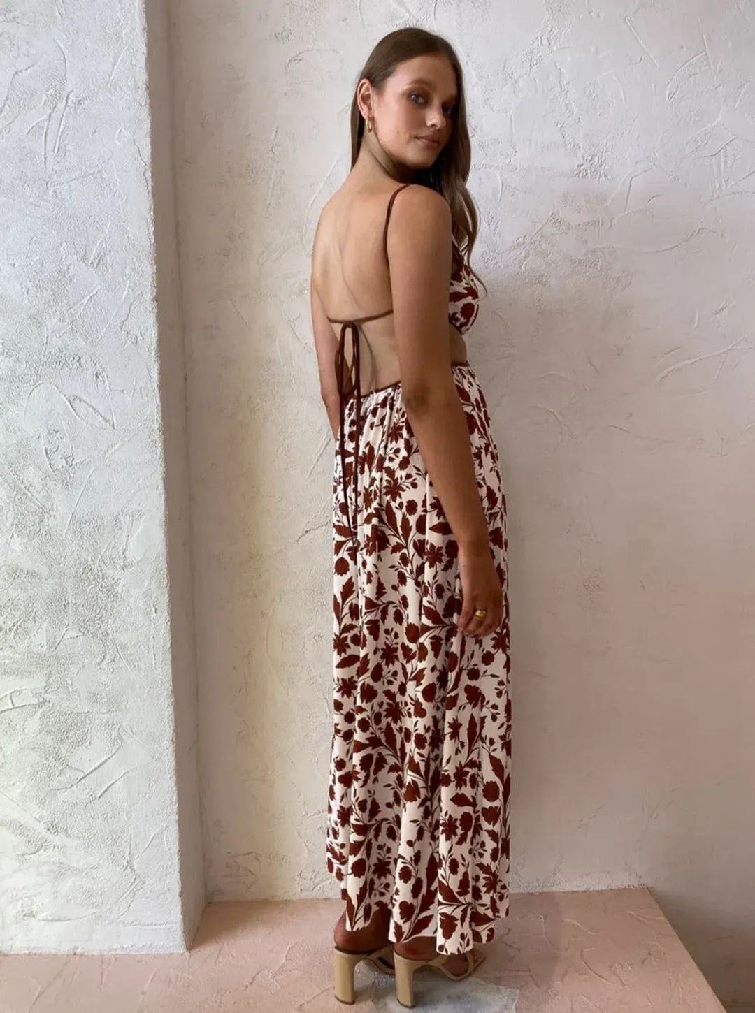 Bec & Bridge Phillipa Maxi Dress Print Size 14 for rent on The Volte - main image