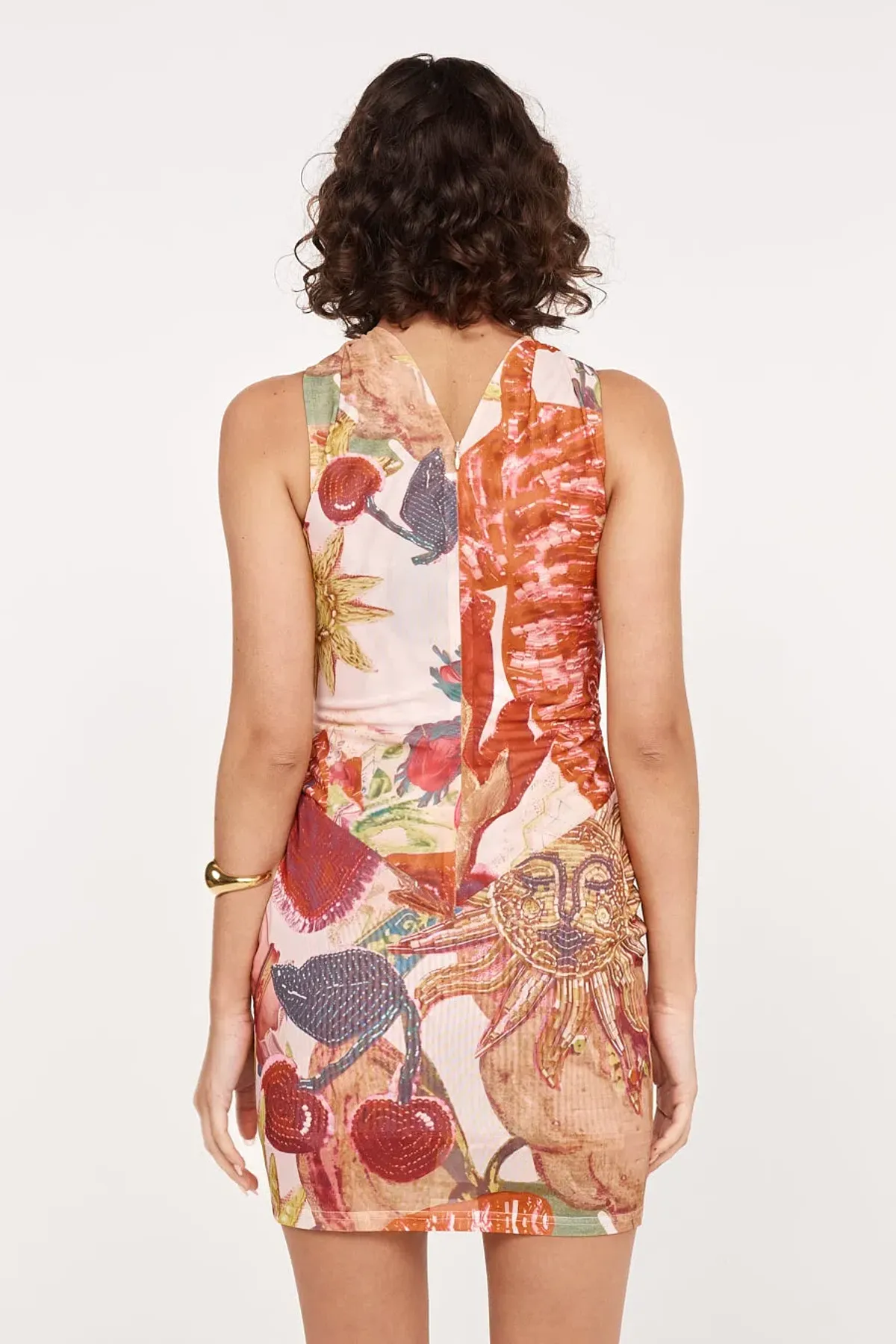 She Is Olla Geneva Mini Dress Multi Size M /Au 10 - Image 5