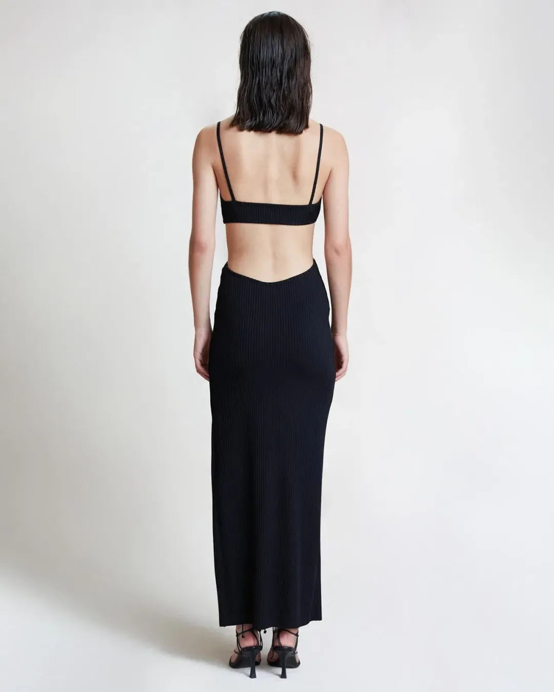 Bec and Bridge Selene V Maxi Dress Black Size 12 for rent on The Volte - main image