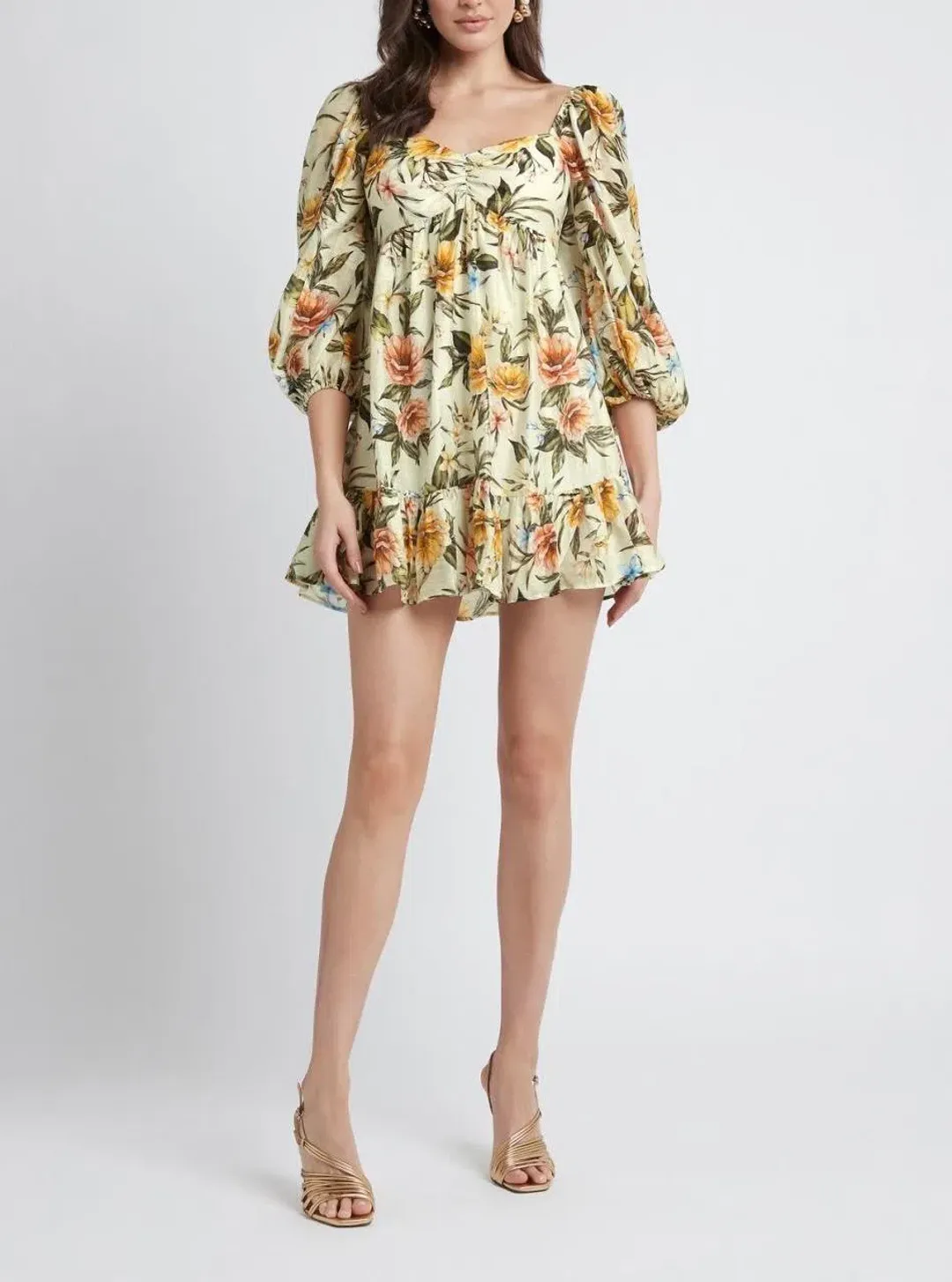 Sheike Delores Mini Dress Floral Size 6 for rent on The Volte - main image