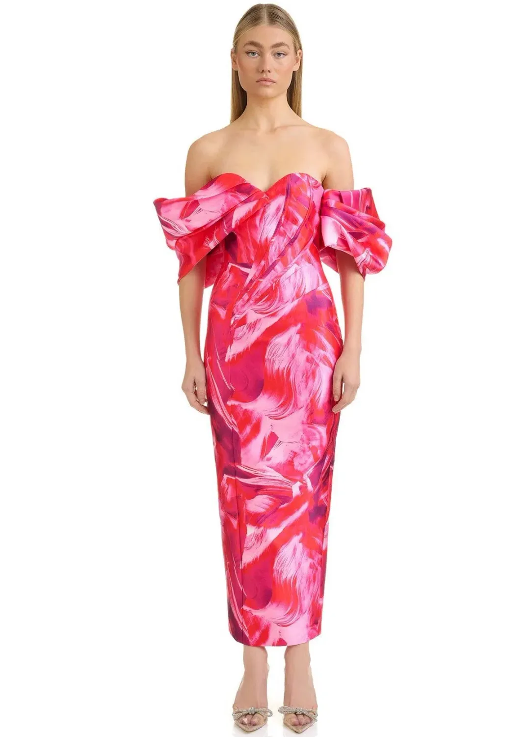 Eliya The Label Courtney Dress in Soleada Print Size L / AU 12 for rent on The Volte - main image