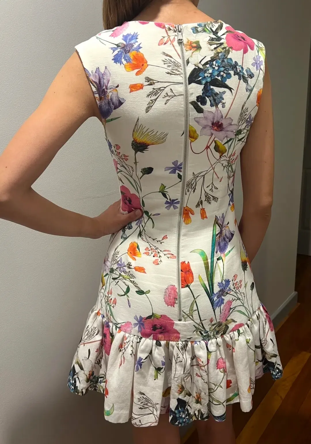 By Johnny Ivy Gather Mini Dress Floral Size 6  for rent on The Volte - main image