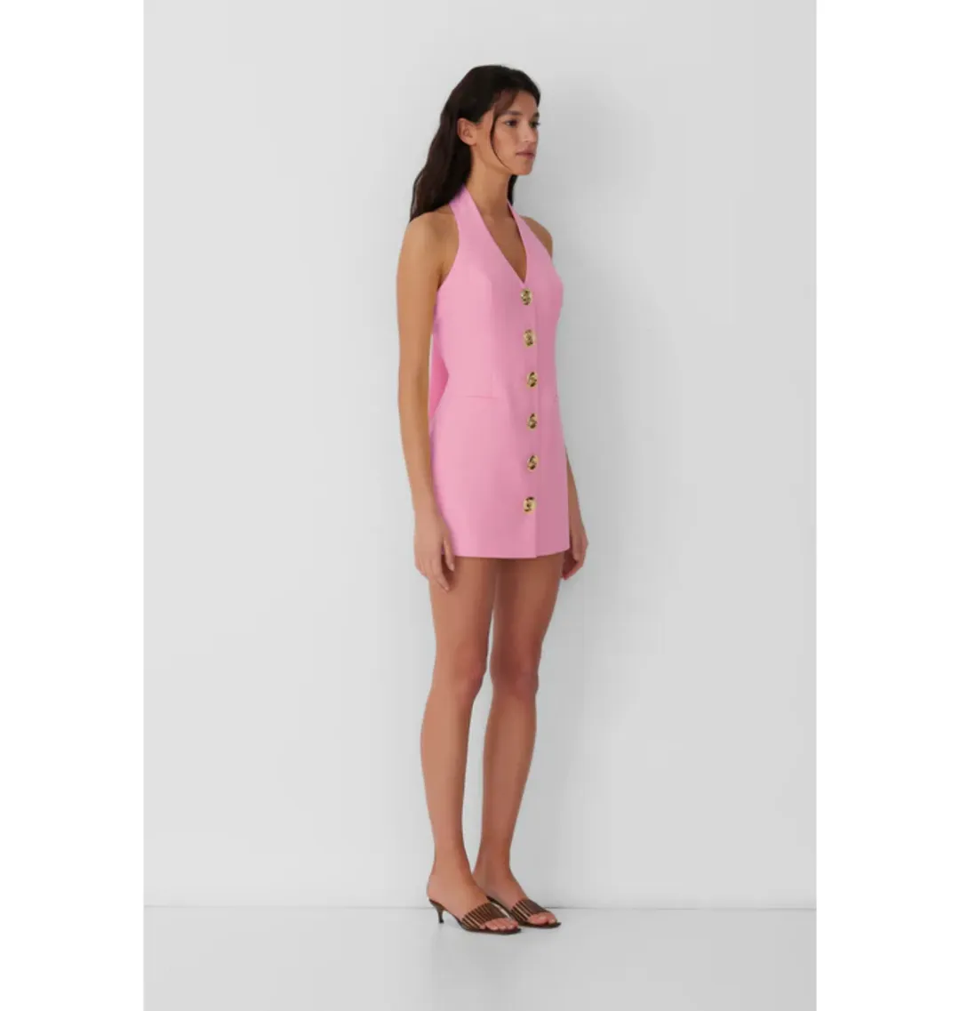 The Wolf Gang Irida Vest Dress Candy Size XL / AU 14 for rent on The Volte - main image