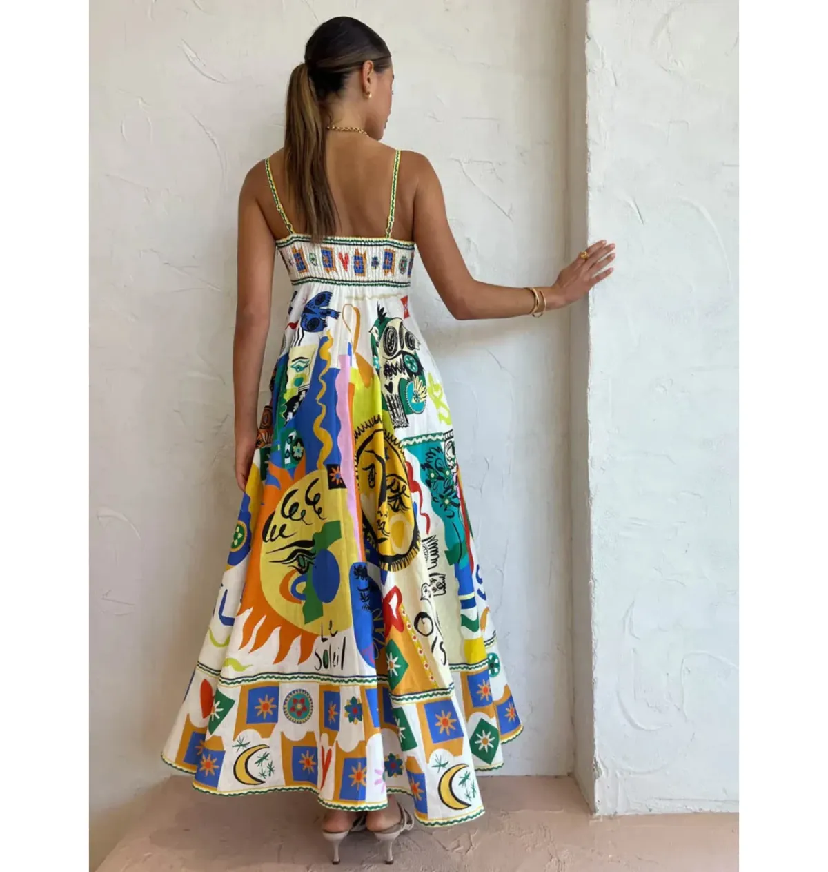 Alemais Soleil Sundress Print Size AU 8 - Image 2