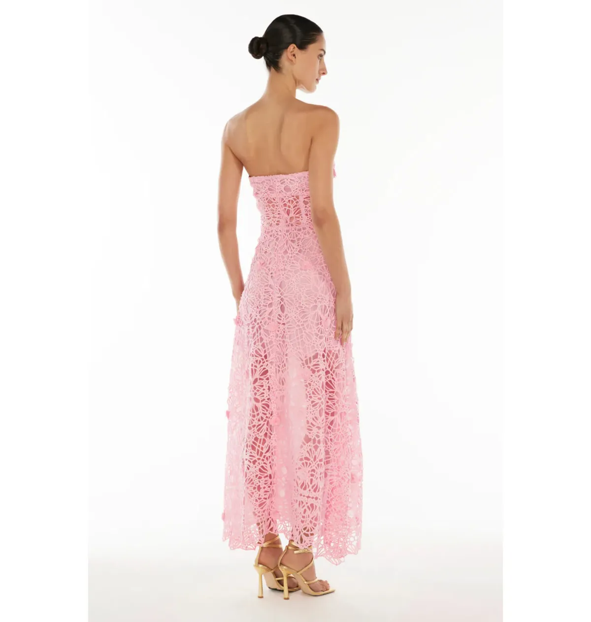 Manning Cartell Tea Ceremony Maxi Dress Pink Size AU 8 - Image 4
