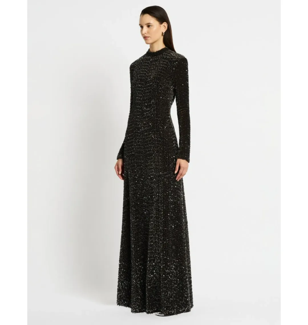 Sass & Bide Dark Demise Dress in Black Size AU 12 for rent on The Volte - main image