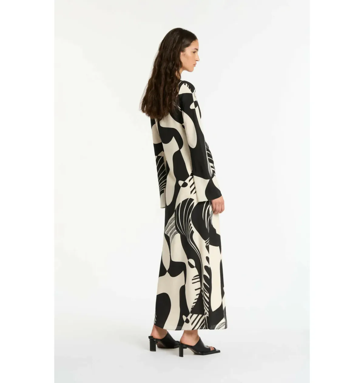  Sir the Label Realisme Twist Maxi Dress Papier Print Size 0 / AU 6  - Image 3
