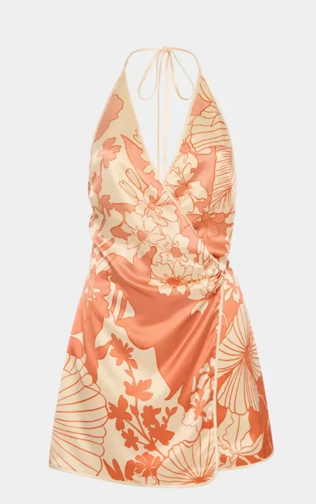 Sir The Label Como Twist Mini Dress Paradiso Print Size AU 10 for rent on The Volte - main image