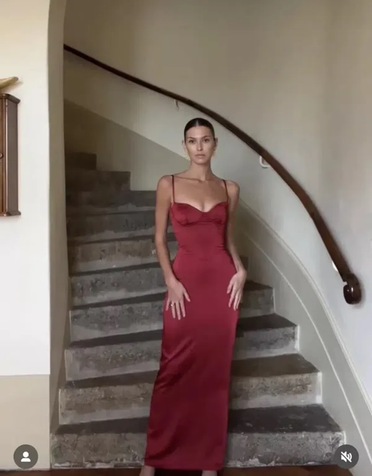 House of CB Stefania Corset Maxi Dress Red Size XS / AU 6  - Image 5