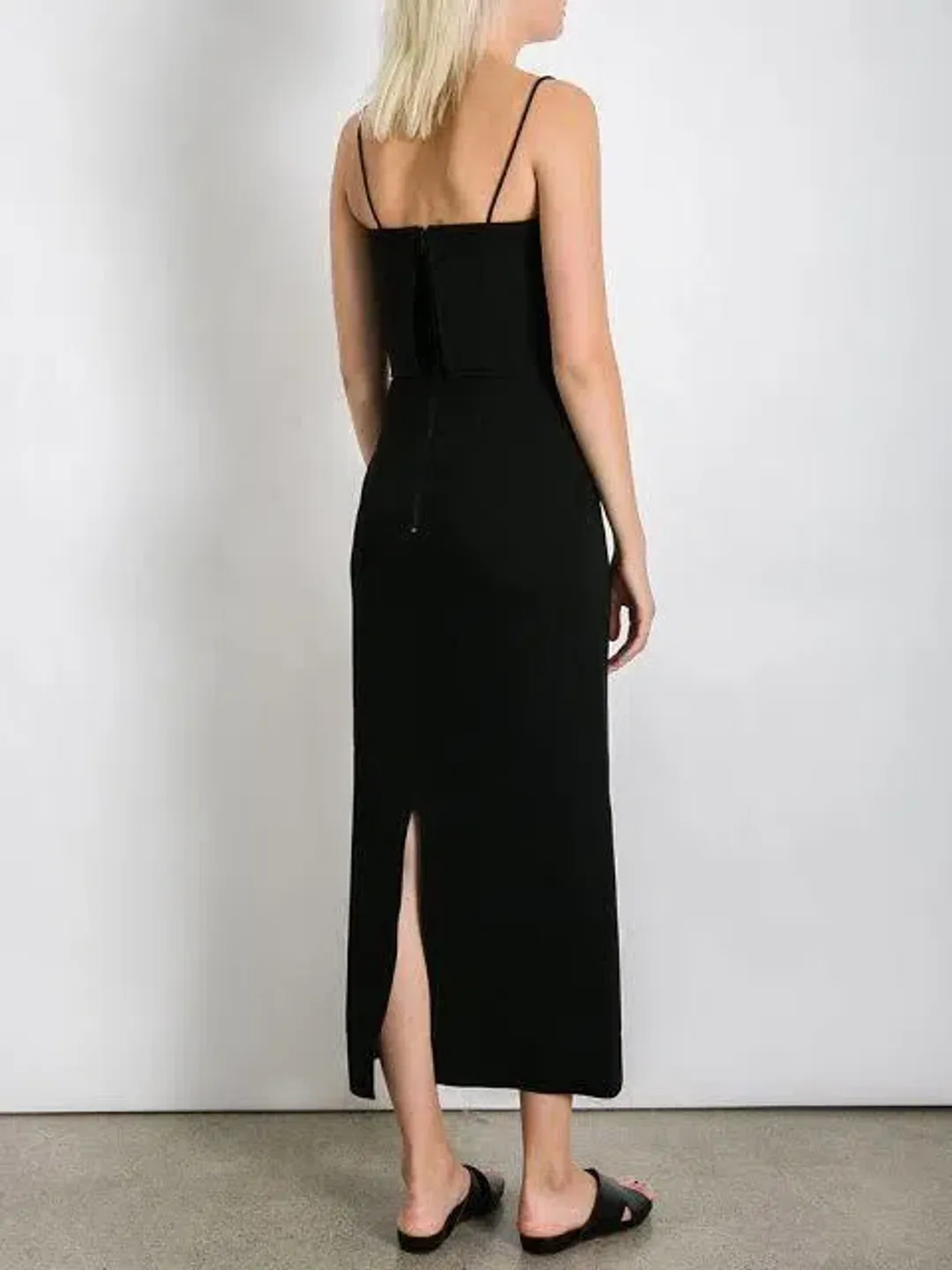 Dion Lee Column Dress Black Size 6 for rent on The Volte - main image