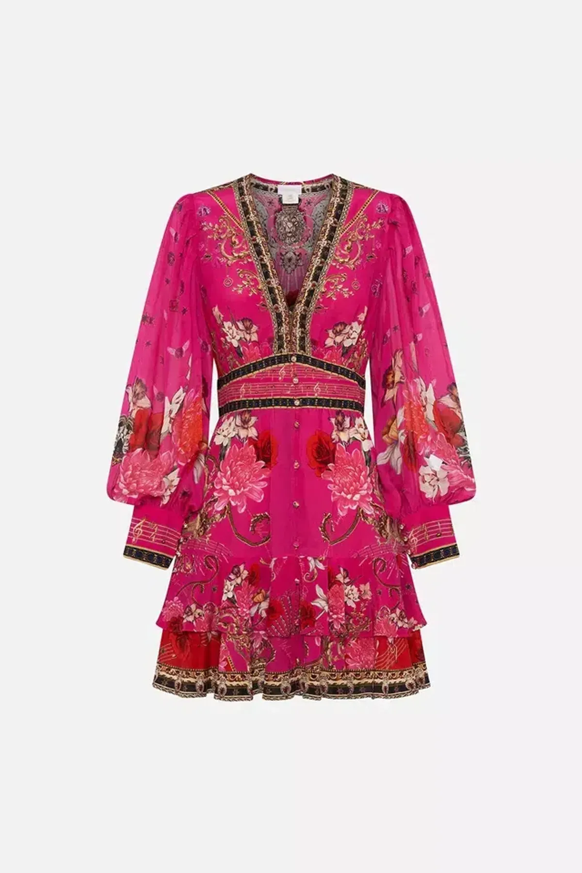 Camilla x Robbie Williams Button Front Frill Dress pink XXS What Happens on TOUR - Image 14