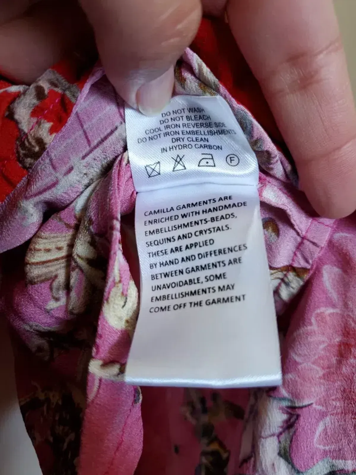 Camilla x Robbie Williams Button Front Frill Dress pink XXS What Happens on TOUR - Image 5