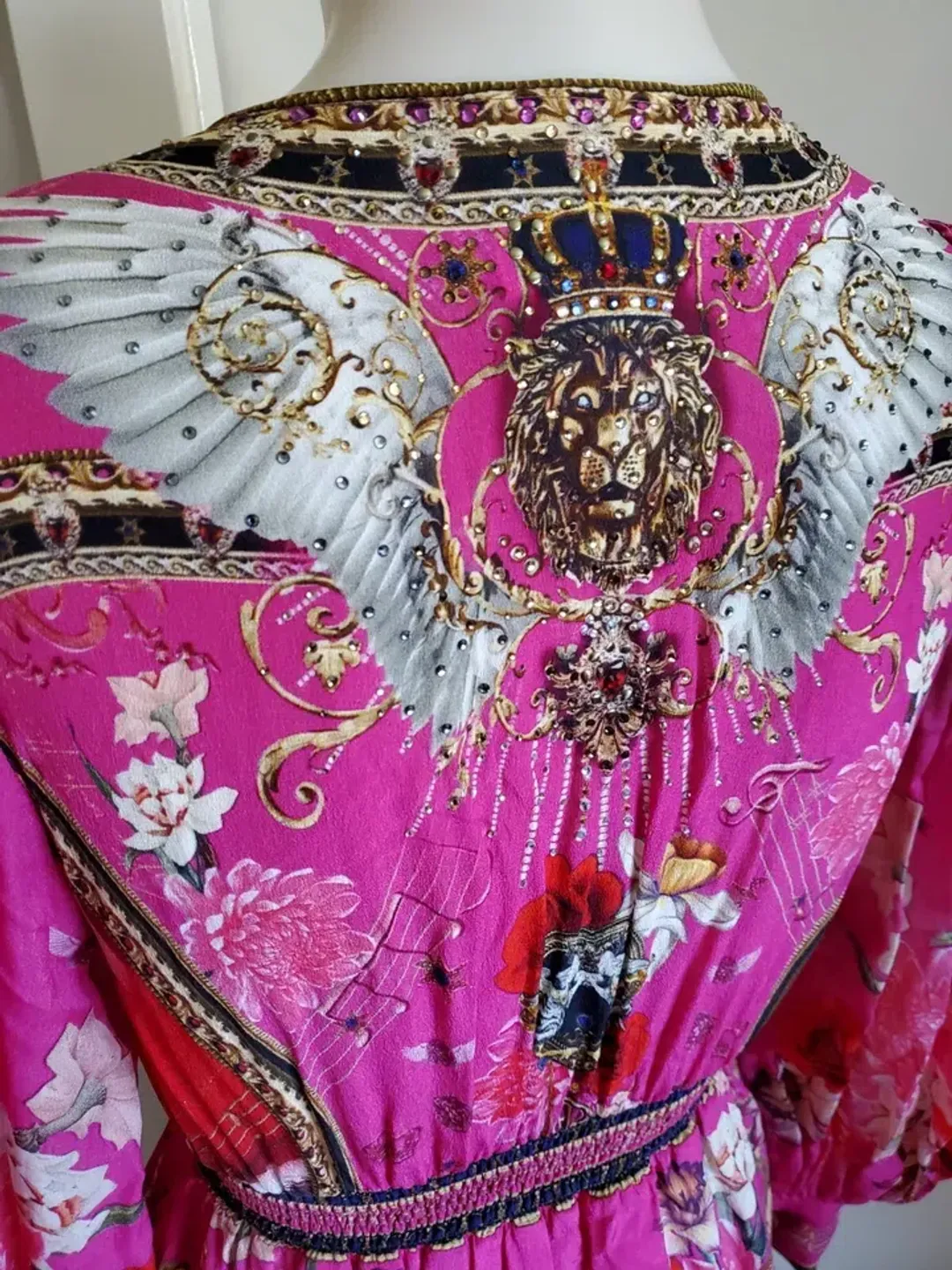 Camilla x Robbie Williams Button Front Frill Dress pink XXS What Happens on TOUR for rent on The Volte - main image