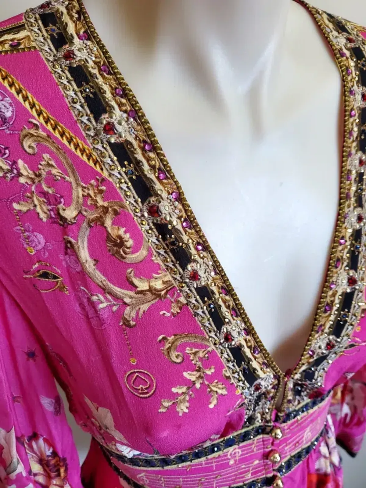 Camilla x Robbie Williams Button Front Frill Dress pink XXS What Happens on TOUR - Image 12