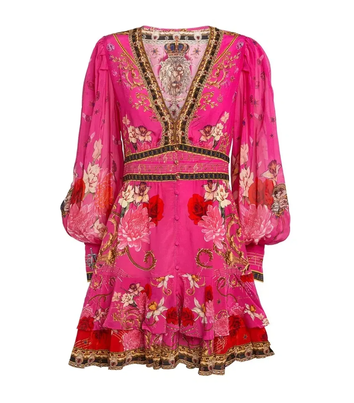 Camilla x Robbie Williams Button Front Frill Dress pink XXS What Happens on TOUR - Image 15