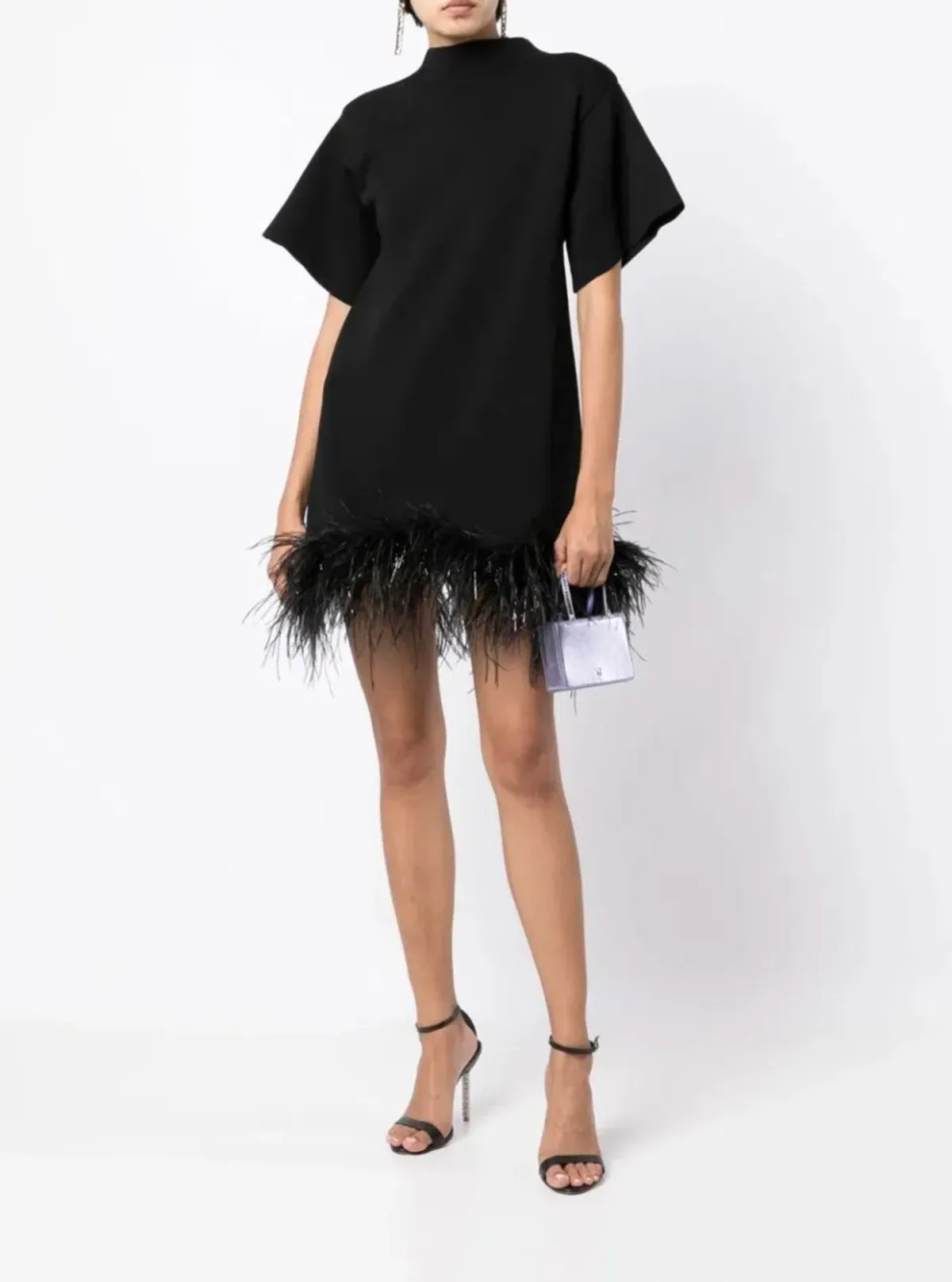 Rachel Gilbert Rita Mini Dress Black Size S/AU8 - Image 1