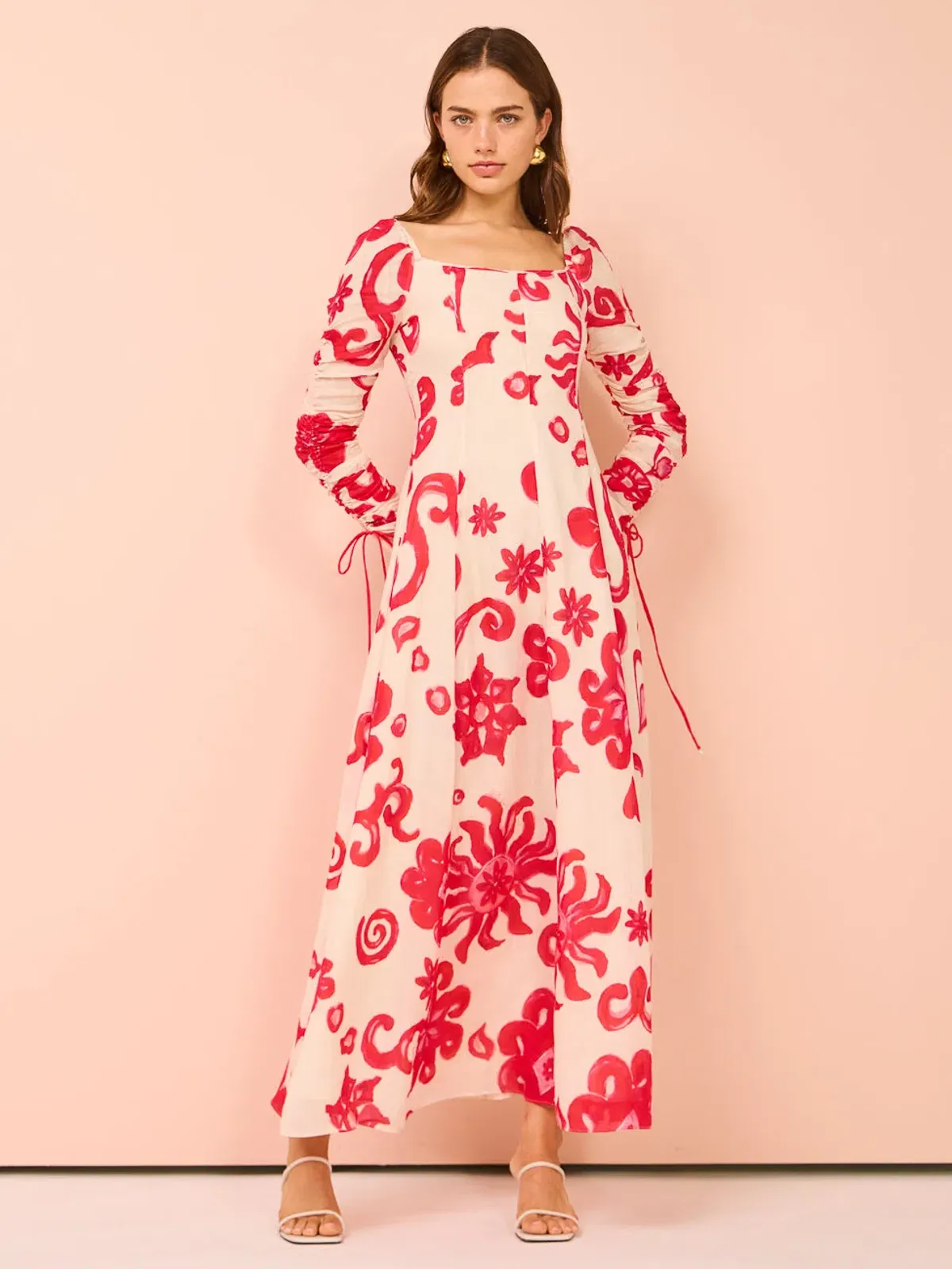 Kate Ford Delta Gown Red Size 1/ AU 10 - Image 1