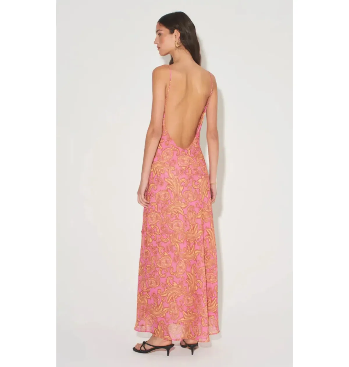 Hansen & Gretel Florencia Dress Pink Floral Size S / AU 8 - Image 2