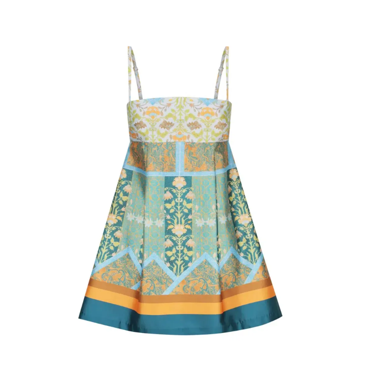 Hansen & Gretel Hayes Mini Dress Floral Tile Size S / AU 8 - Image 4