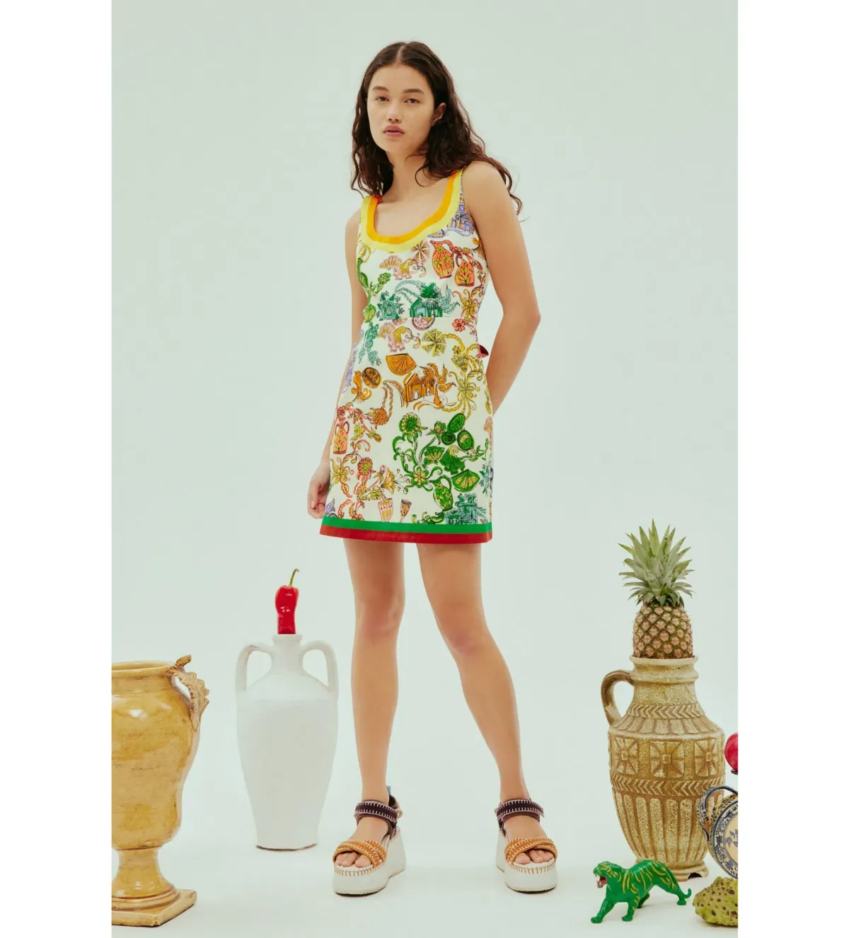 Alemais Fiesta Mini Dress Multi Size AU 8 - Image 1