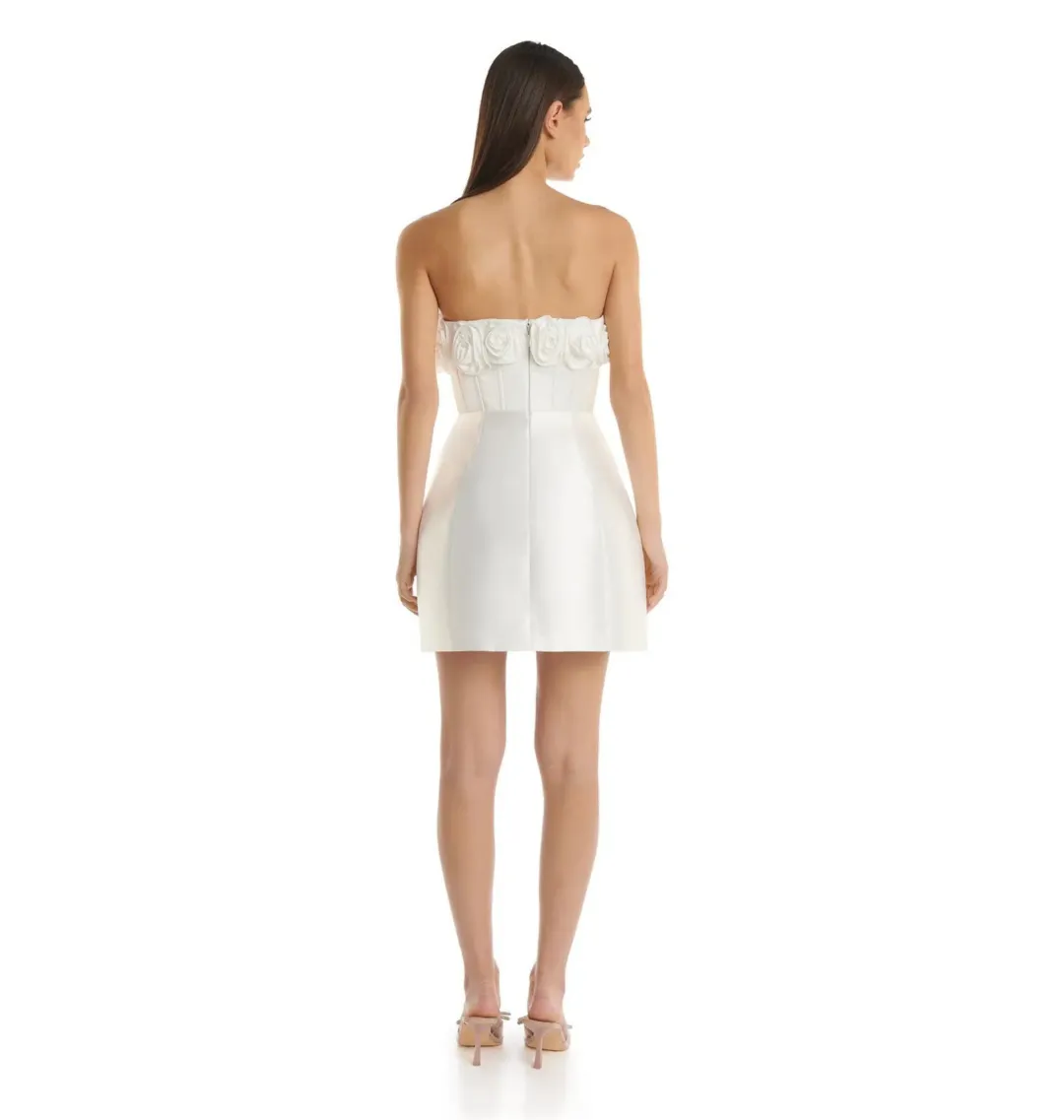 Eliya The Label Tehanni Dress in White Size AU 8 for rent on The Volte - main image