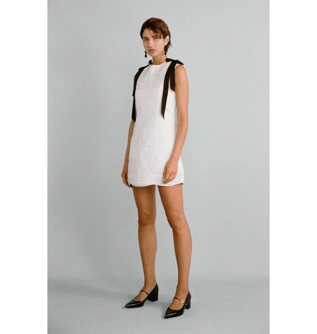  Lovaan Lena Mini Dress White Size AU 8 - Image 1