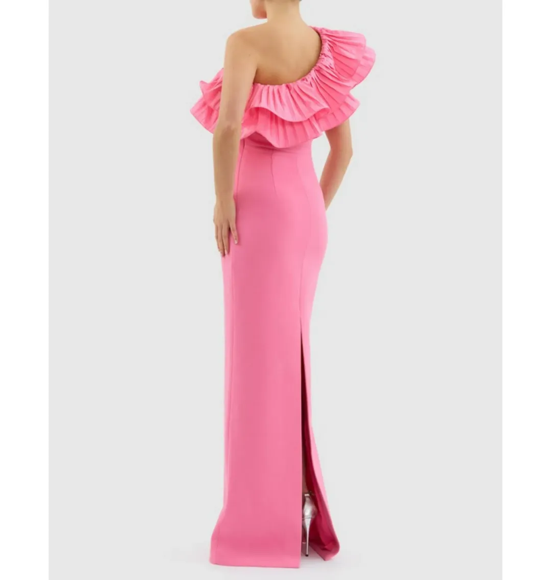 Rebecca Vallance Rosita Gown Shrimp Pink Size AU 8 for rent on The Volte - main image