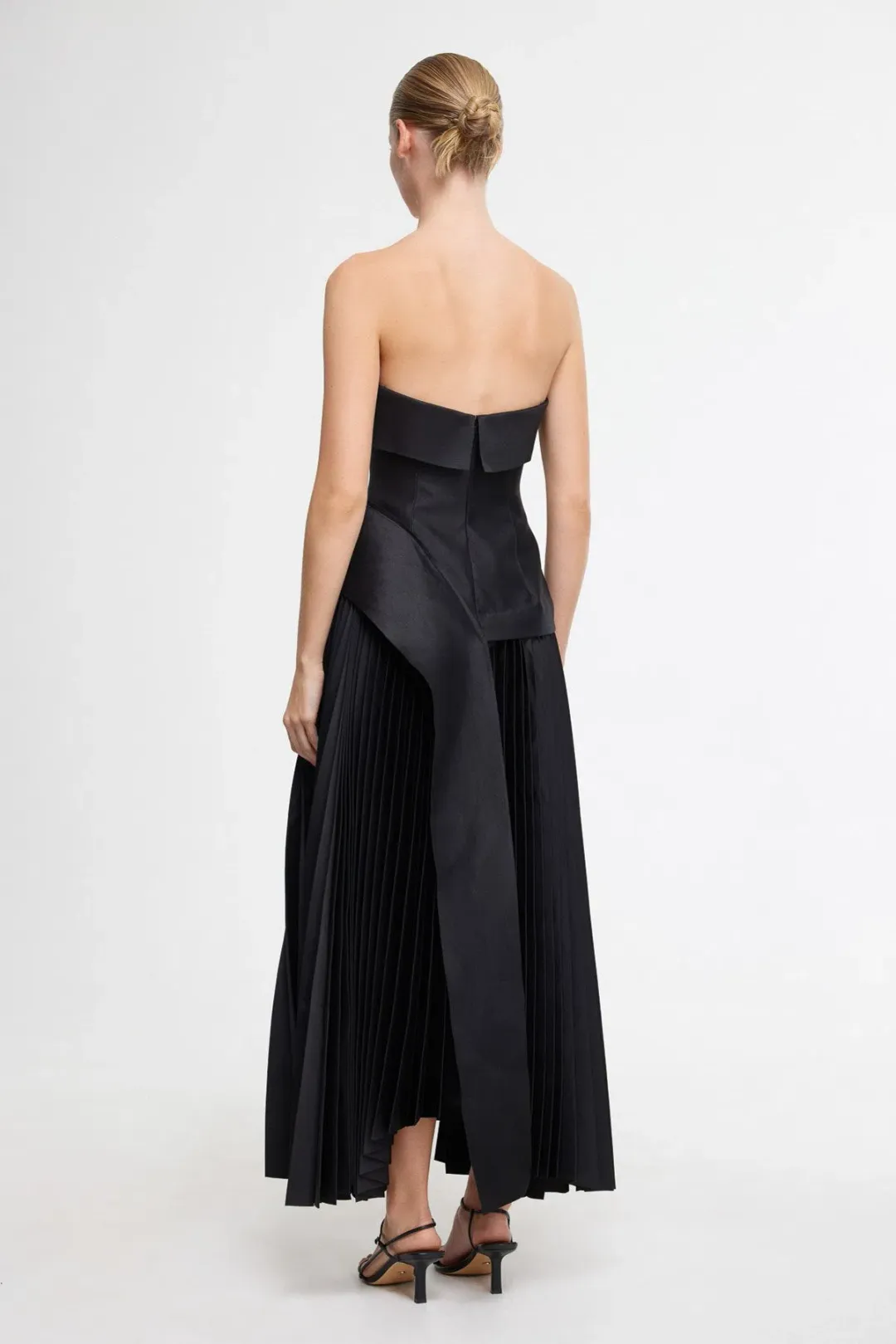 Acler Hammil Midi Dress Black Size 12  for rent on The Volte - main image