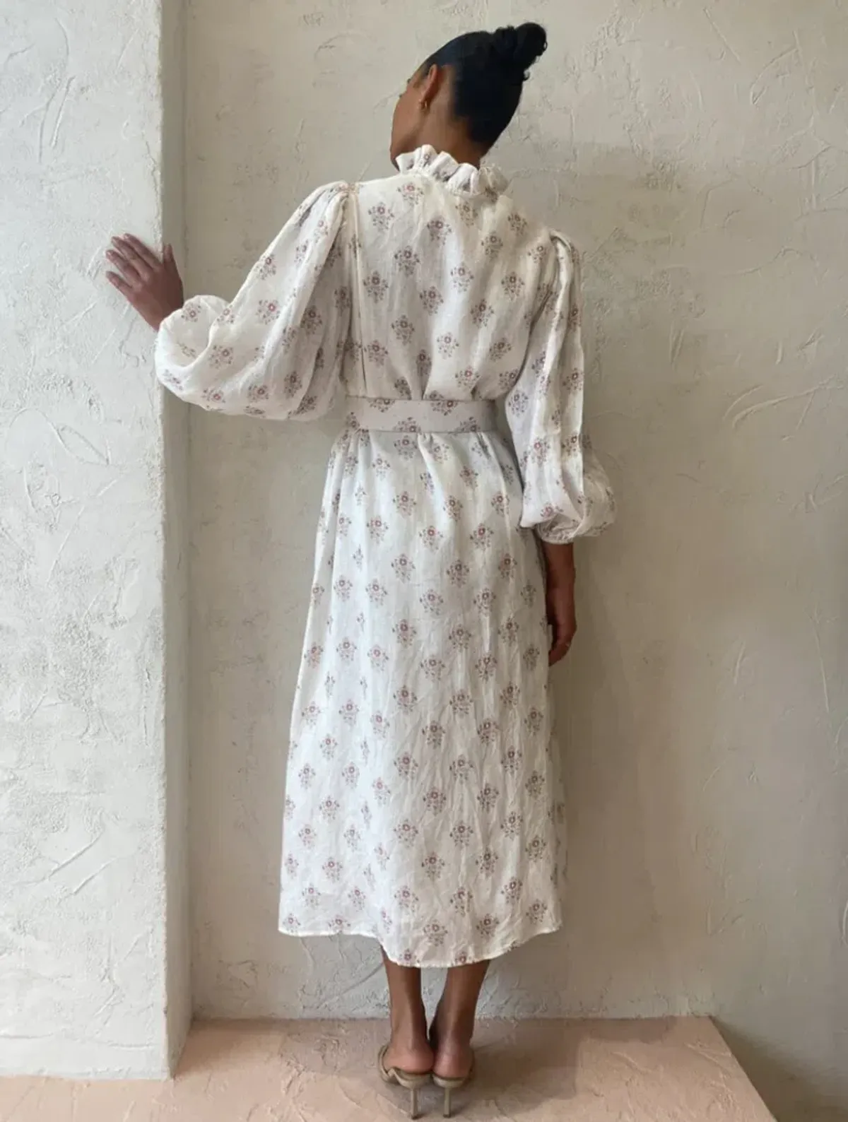 Palm Noosa Apollo Dress in Delicate Floral Size 10 - Image 3