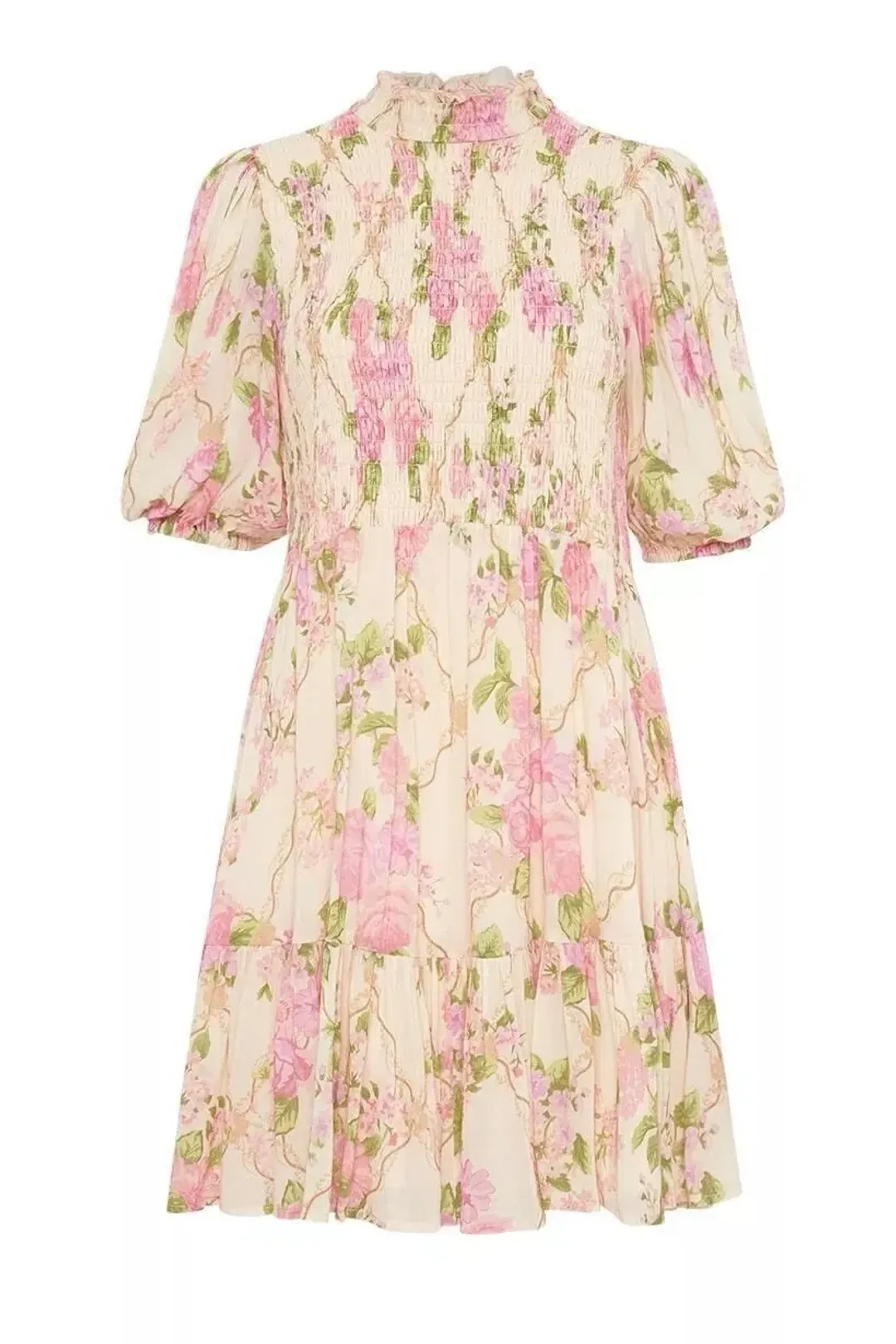 Spell & The Gypsy Collective Rose Garden Mini Dress Floral Size S / AU 8 for rent on The Volte - main image