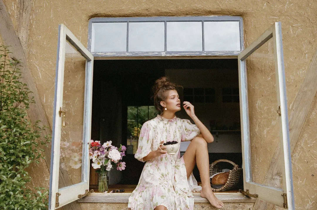 Spell & The Gypsy Collective Rose Garden Mini Dress Floral Size S / AU 8 for rent on The Volte - main image