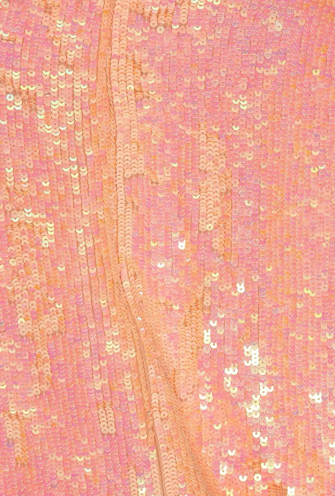 Retrofete Yasmin Sequin Off Shoulder Ruched Mini Dress in Grapefruit Size S / AU 8 for rent on The Volte - main image