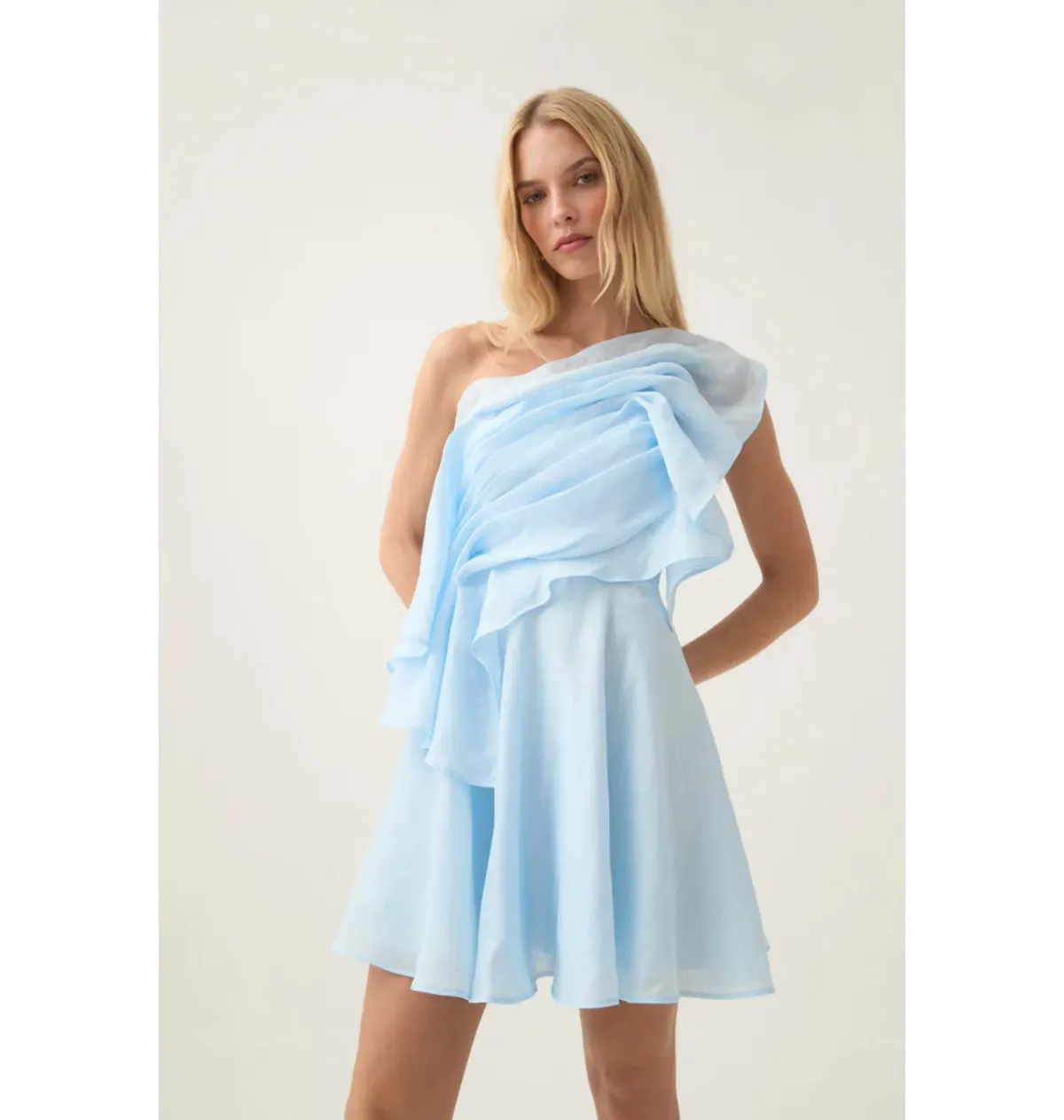 Aje Genesis Mini Dress in Sea Breeze Size AU 8 - Image 2