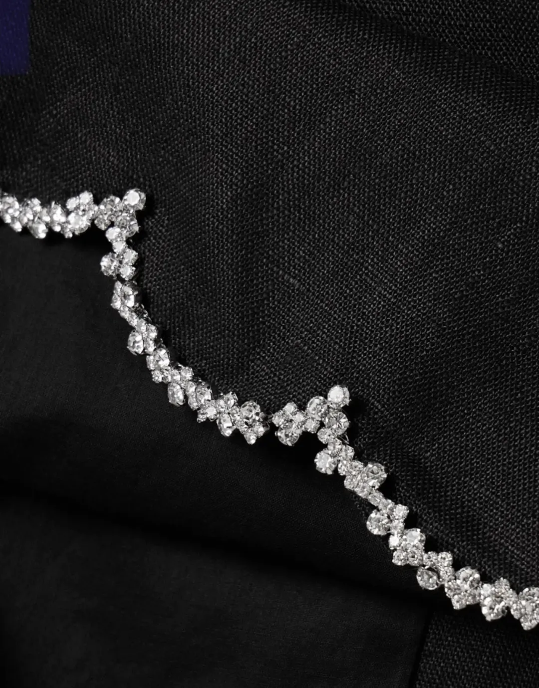 Zimmermann Crush Scallop Top and Skirt Size 0P / AU 6 Set in Black for rent on The Volte - main image