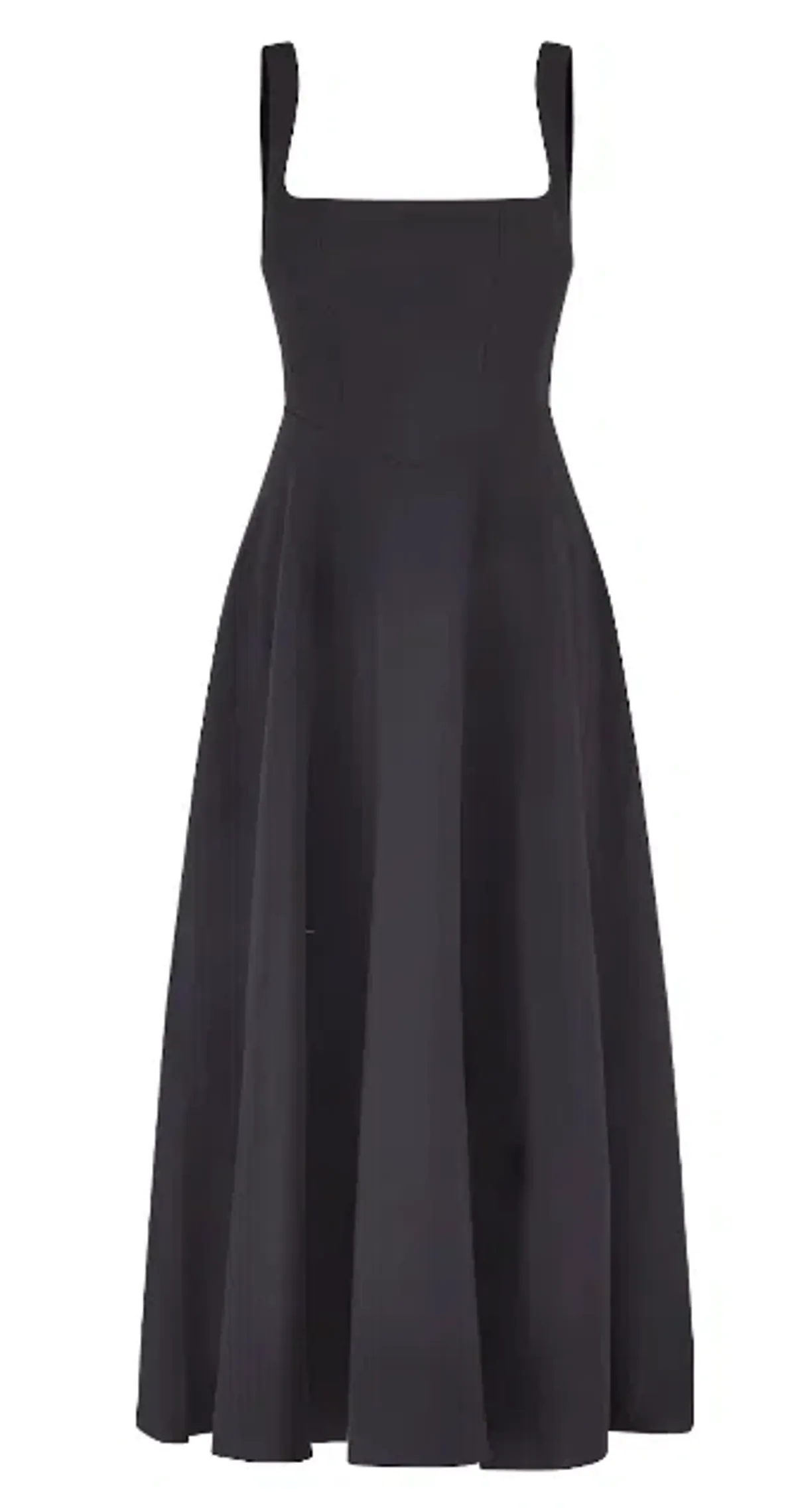 Odd Muse Ultimate Muse High Waist Square Neck Midi Dress Black Size AU 12 - Image 8