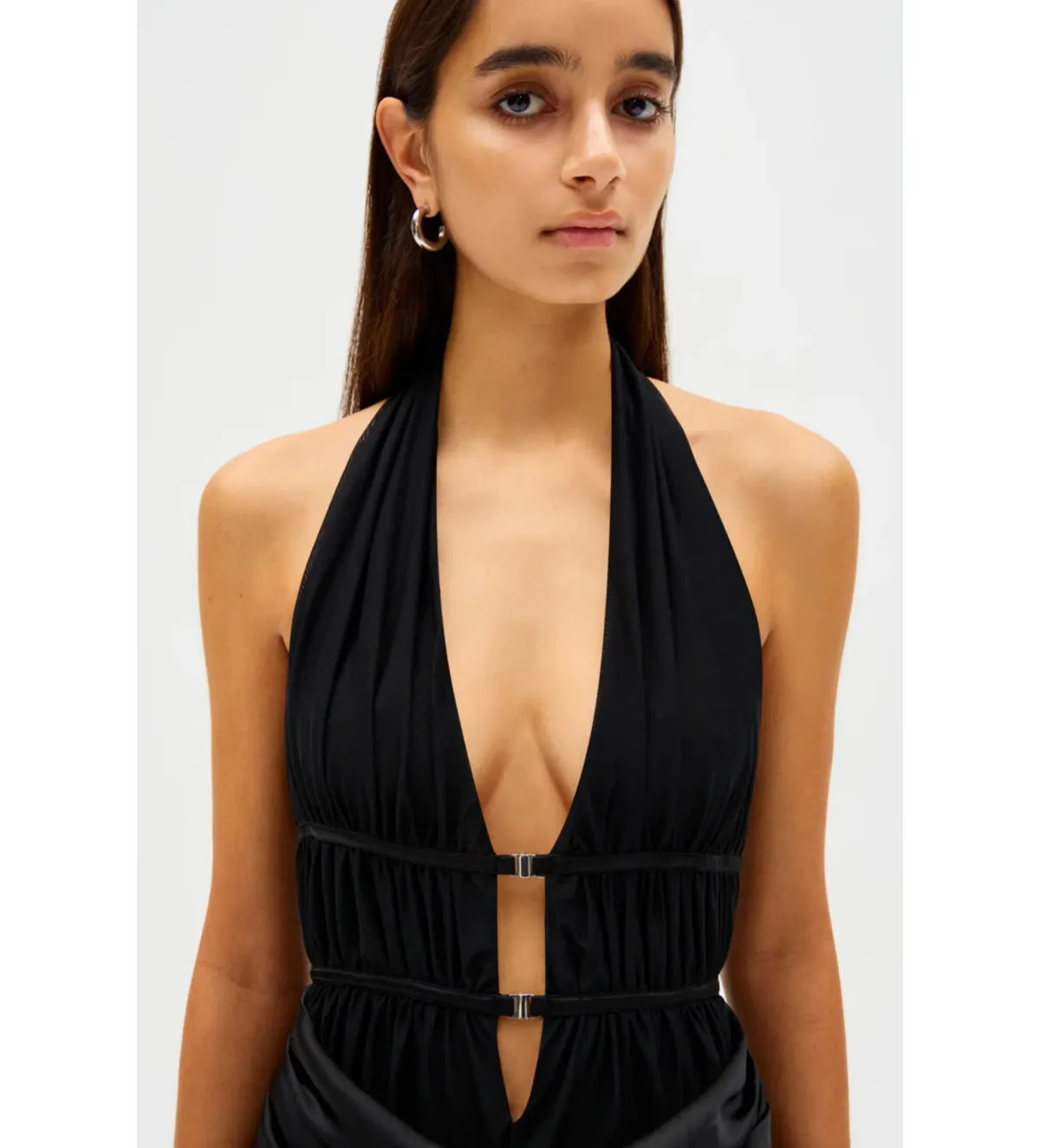 Misha Celine Maxi Dress Black Size 10/M - Image 2