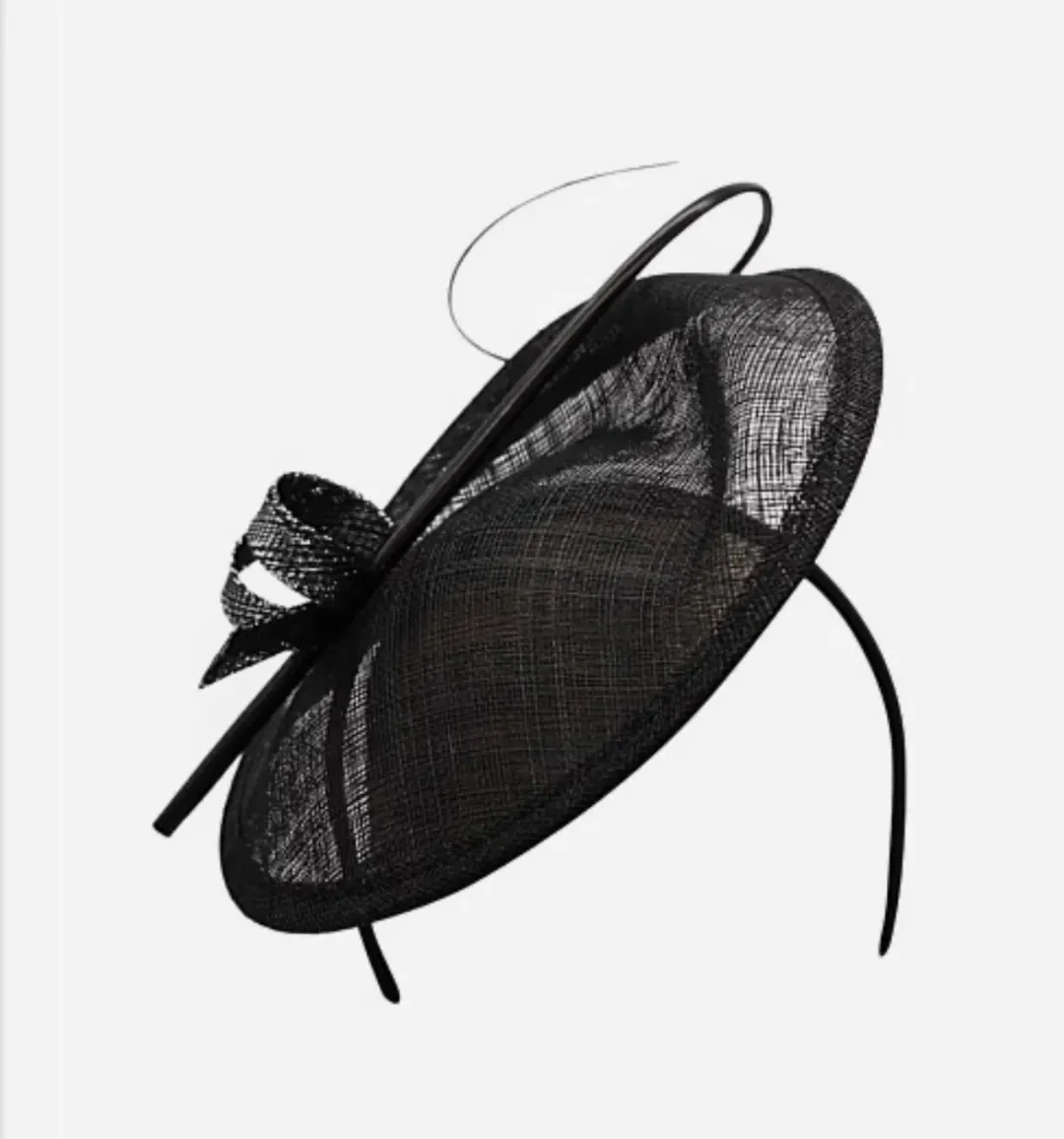 Morgan & Taylor Zeya Fascinator Black  for rent on The Volte - main image
